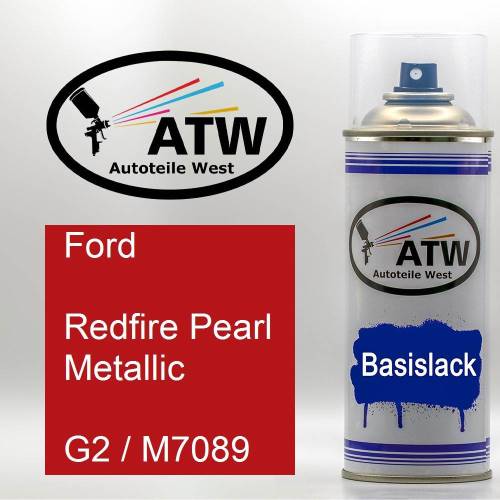 Ford, Redfire Pearl Metallic, G2 / M7089: 400ml Sprühdose, von ATW Autoteile West.